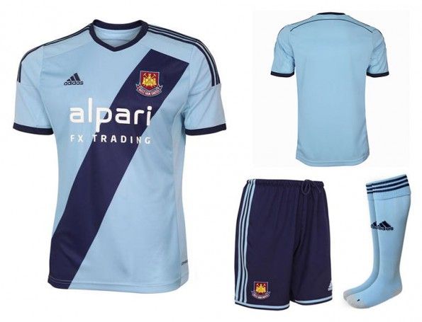 Seconda divisa West Ham 2014-2015