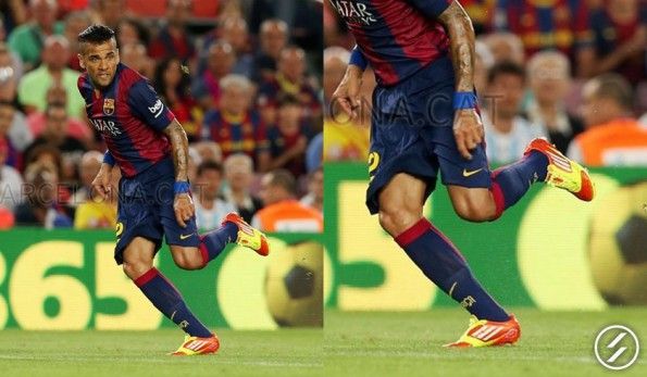 Dani Alves scarpe F50 micoach