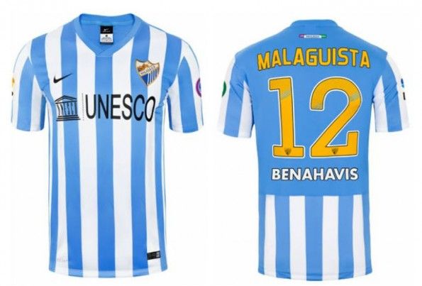 Maglia Malaga 2014-2015 home