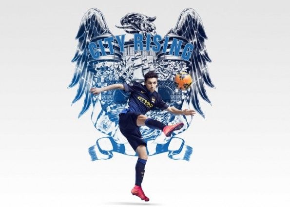 City Rising - Seconda maglia Manchester City 2014-2015