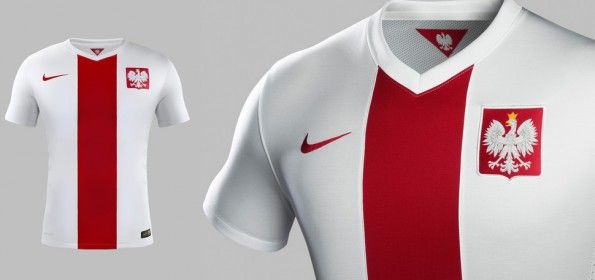 Maglia Polonia 2014-2015 Nike home
