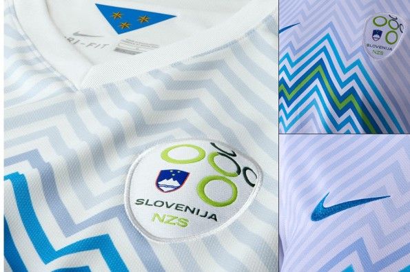 Dettagli prima maglia Slovenia 2014-2016