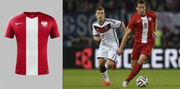 Seconda maglia Polonia 2014-2015