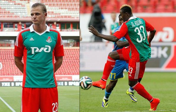 Maglia Lokomotiv Mosca home 2014-15