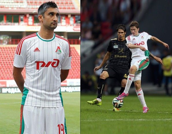 Seconda maglia Lokomotiv Mosca 2014-2015