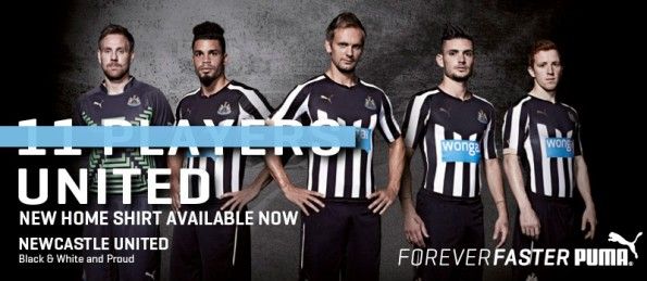 Newcastle kit home 2014-2015 Puma