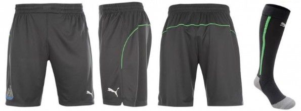 Pantaloncini Newcastle portiere grigi 2014-15