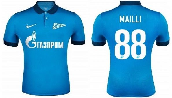 Prima maglia Zenit 2014-2015