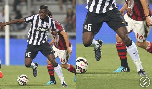 Pogba in azione con le scarpe Predator adidas
