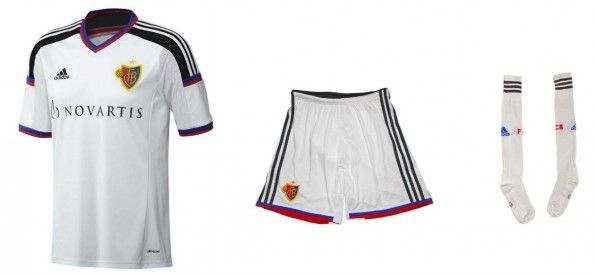 Seconda maglia Basilea 2014-2015 bianca