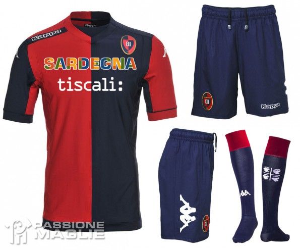 Prima maglia Cagliari 2014-2015