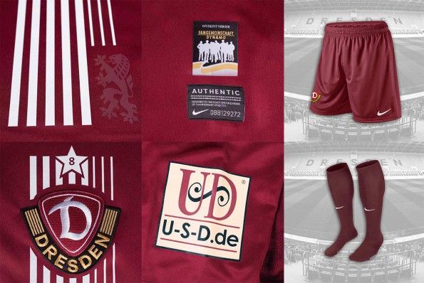 Kit trasferta Dinamo Dresda 2014-2015