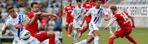 Il Losanna impegnato in campo