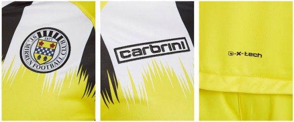 Dettagli St. Mirren away kit 2014-15