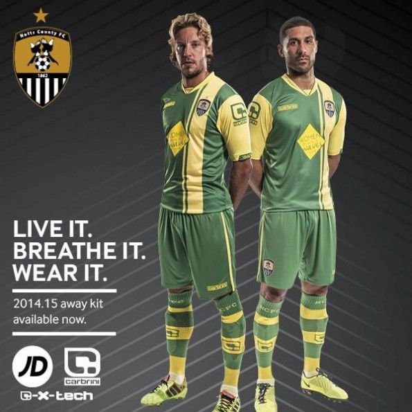 Kit away Notts County 2014-2015