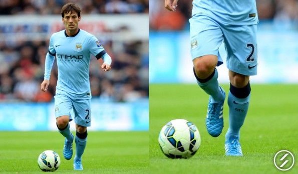 David Silva con gli scarpini 11pro di adidas