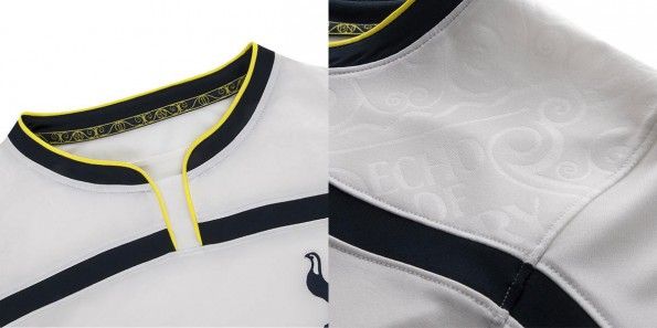 Scritta “echo of glory” maglia Tottenham