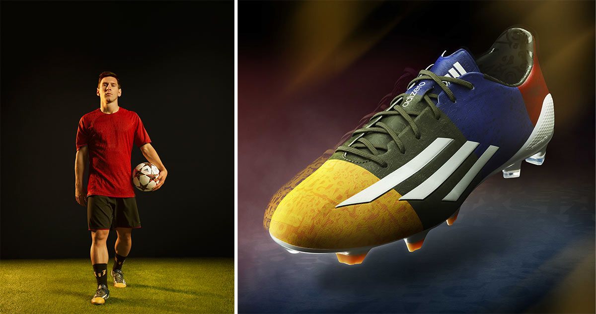 Le nuove scarpe di messi sale