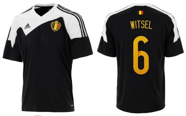 Seconda maglia Belgio 2014-2015 adidas