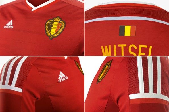 Dettagli prima maglia Belgio 2014-15
