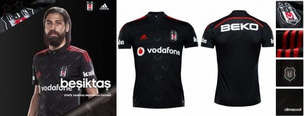 Seconda maglia Besiktas 2014-2015