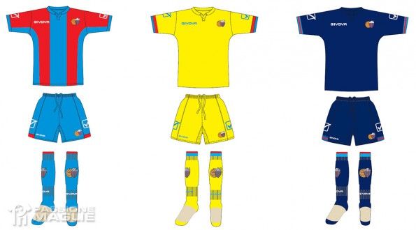 Bozzetti maglie Catania 2014-2015