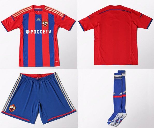 Maglia CSKA Mosca 2014-2015 adidas