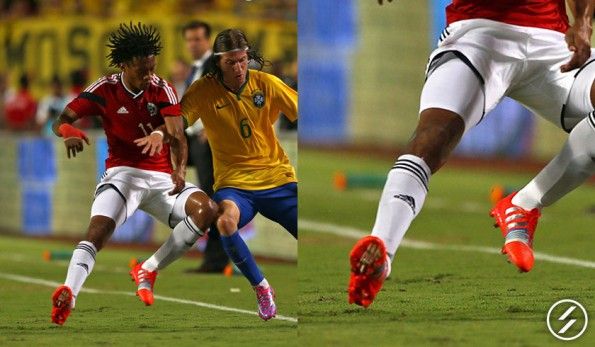 Cuadrado scarpe Nitrocharge rosse