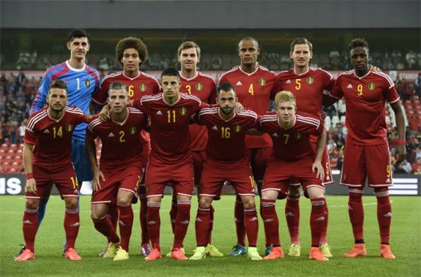 Kit home Belgio 2014-2015 adidas