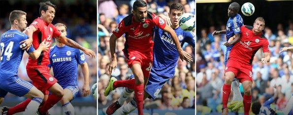 Leicester City red kit 2014-2015