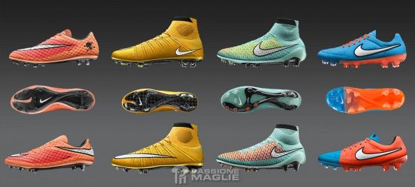 Colori scarpini Nike calcio Settembre 2014