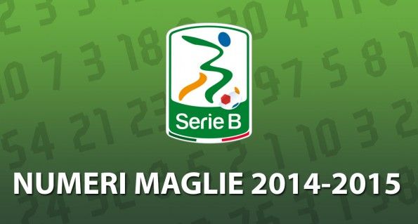 Numeri maglie Serie B 2014-2015