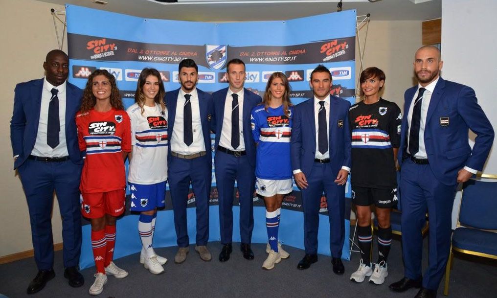 Maglie Sampdoria sponsor Sin City