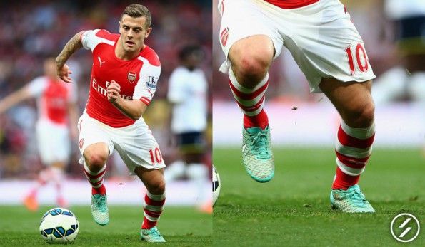 Wilshere con le scarpe Magista Opus