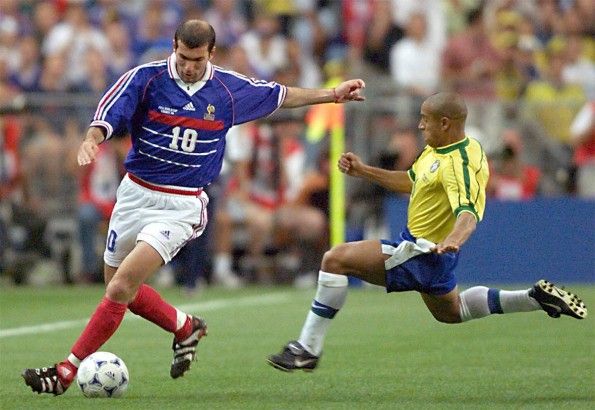 Zinedine Zidane ai Mondiali del 1998