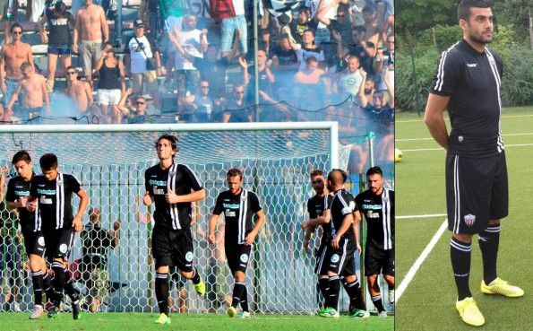 Divisa Ascoli trasferta nera 2014-2015