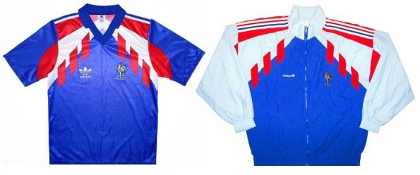 Maglia e felpa Francia 1990-1992