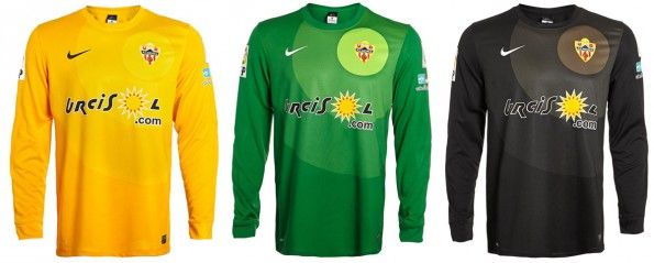 Divise portieri Almerìa 2014-2015 Nike
