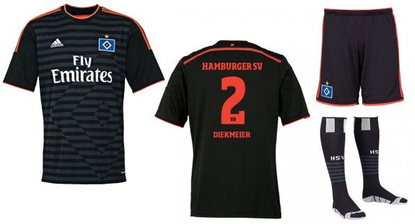 Seconda maglia Amburgo 2014-2015
