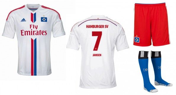 Maglia Amburgo 2014-2015 adidas
