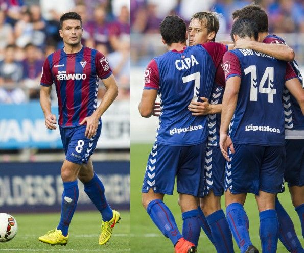 Eibar home kit 2014-2015 Hummel