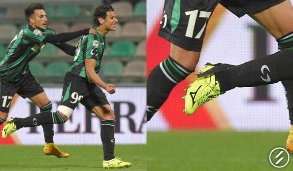 Le scarpe Mizuno Basara di Floccari