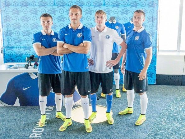 Presentazione maglie Estonia 2014-2016 Nike