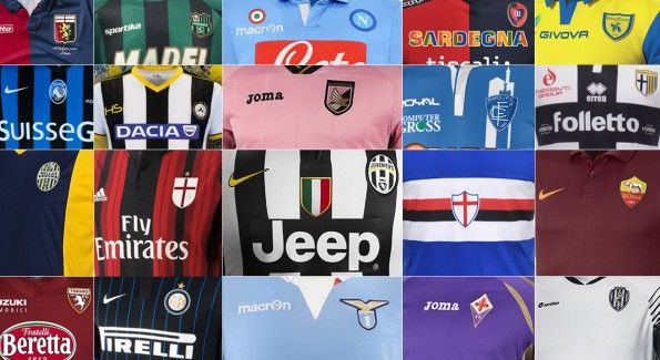 Tutte le maglie della Serie A 2014-2015