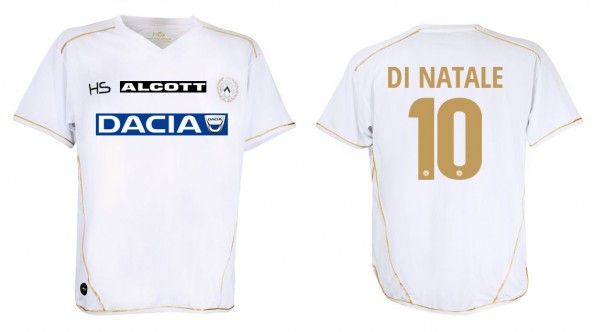 Udinese quarta maglia bianca 2014-2015