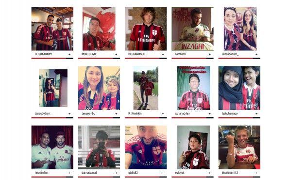 Social wall Always AC Milan