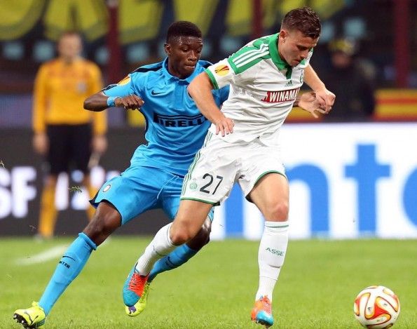 Kit away Saint-Etienne 2014-15 adidas