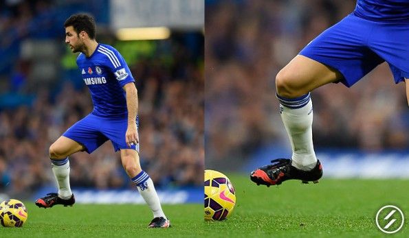 Fabregas con scarpini evoPower