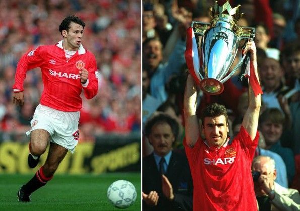 Giggs Cantona Manchester United 1992-1993