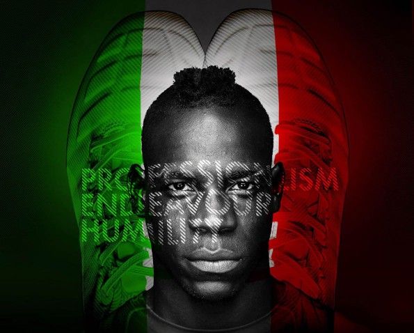 Lancio scarpe evoPower Tricks Balotelli